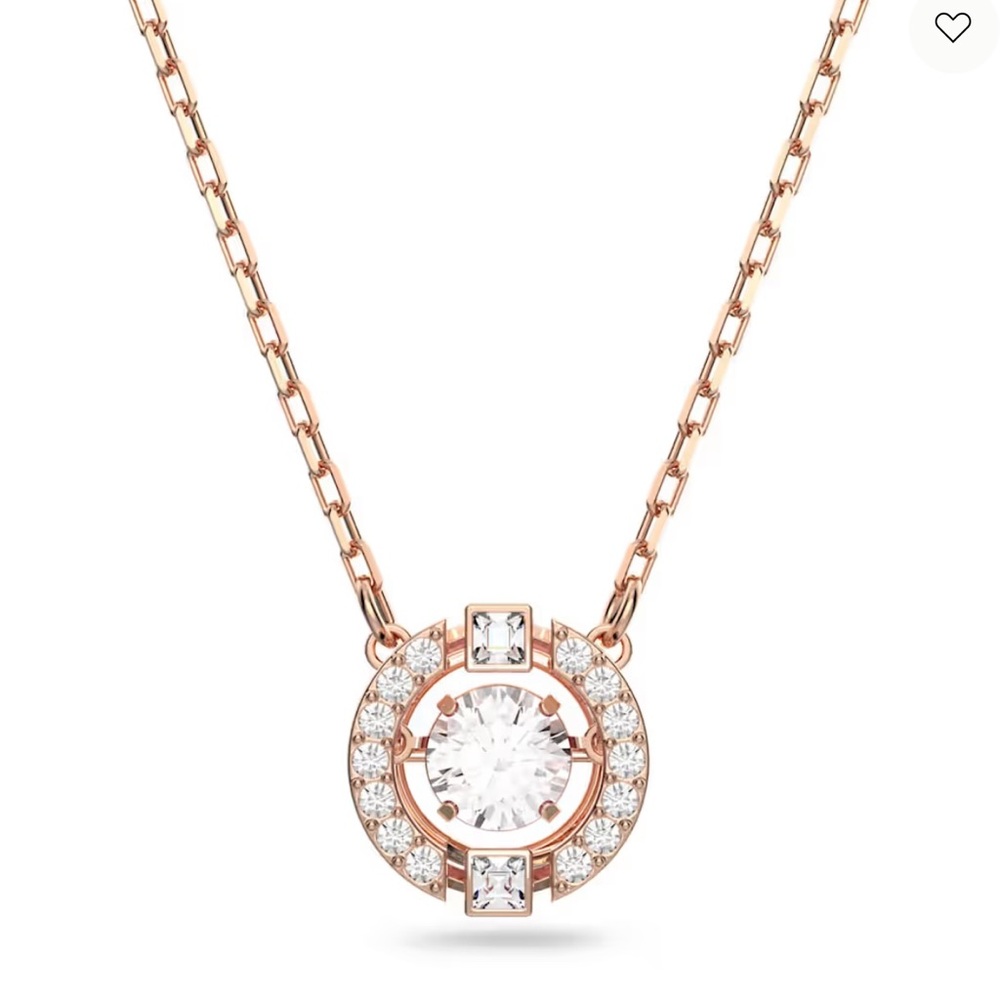 Swarovski Una necklace rose gold